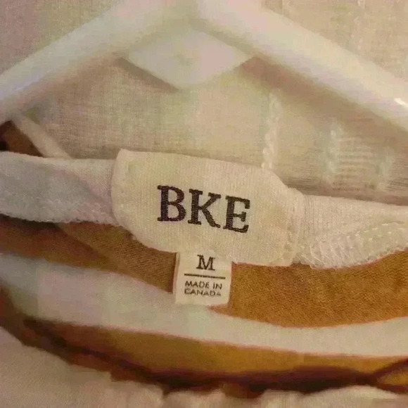 EUC Urban Outfitters mustard yellow striped top, sz M, $18 - Picture 2 of 3